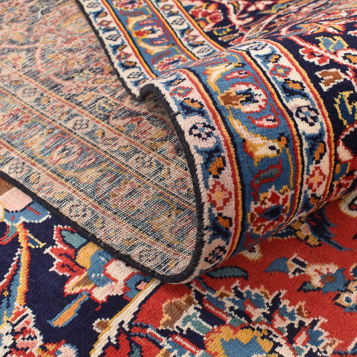 Persiska mattor - Keshan - 405 x 300 cm - mörkblå