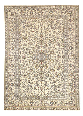Persiska mattor - Keshan - 345 x 239 cm - ljusbeige