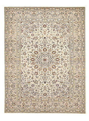 Persiska mattor - Keshan - 342 x 245 cm - ljusbeige