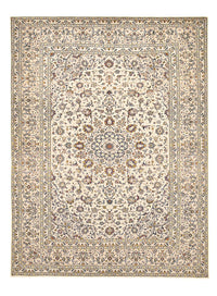 Persiska mattor - Keshan - 342 x 245 cm - ljusbeige