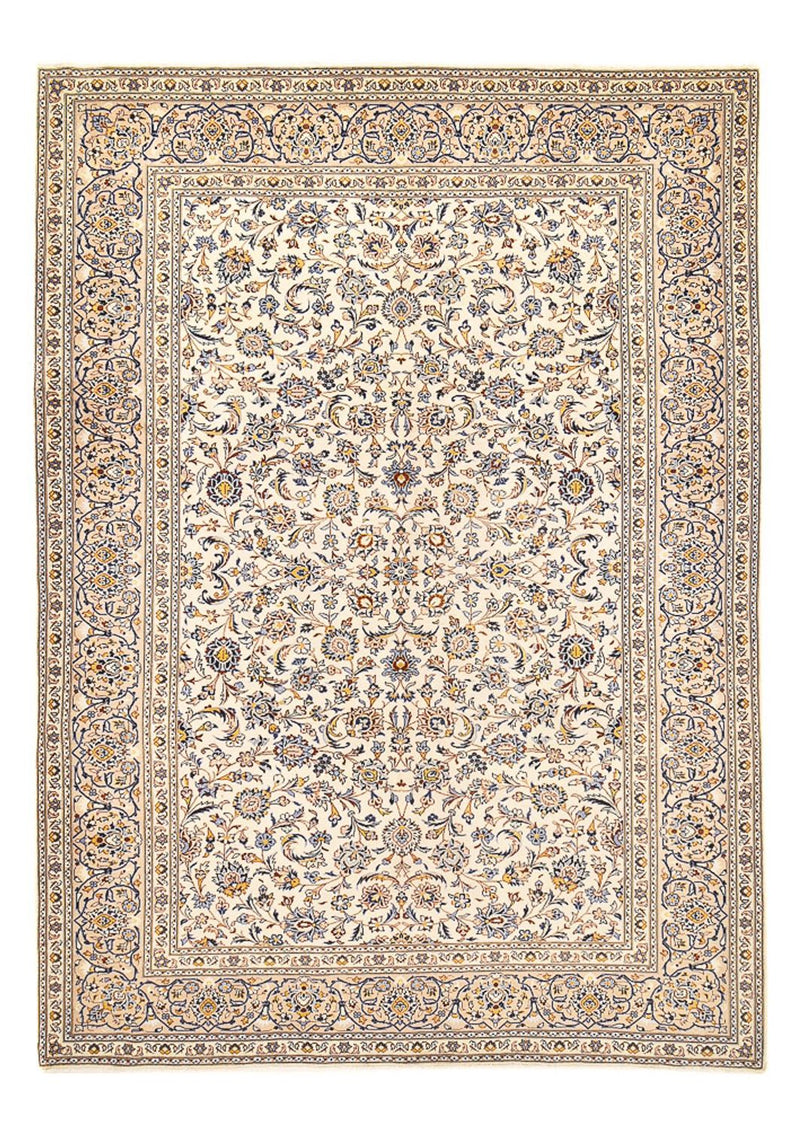 Persiska mattor - Keshan - 380 x 271 cm - ljusbeige