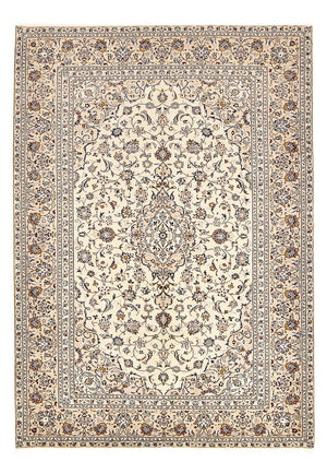 Persiska mattor - Keshan - 310 x 215 cm - ljusbeige