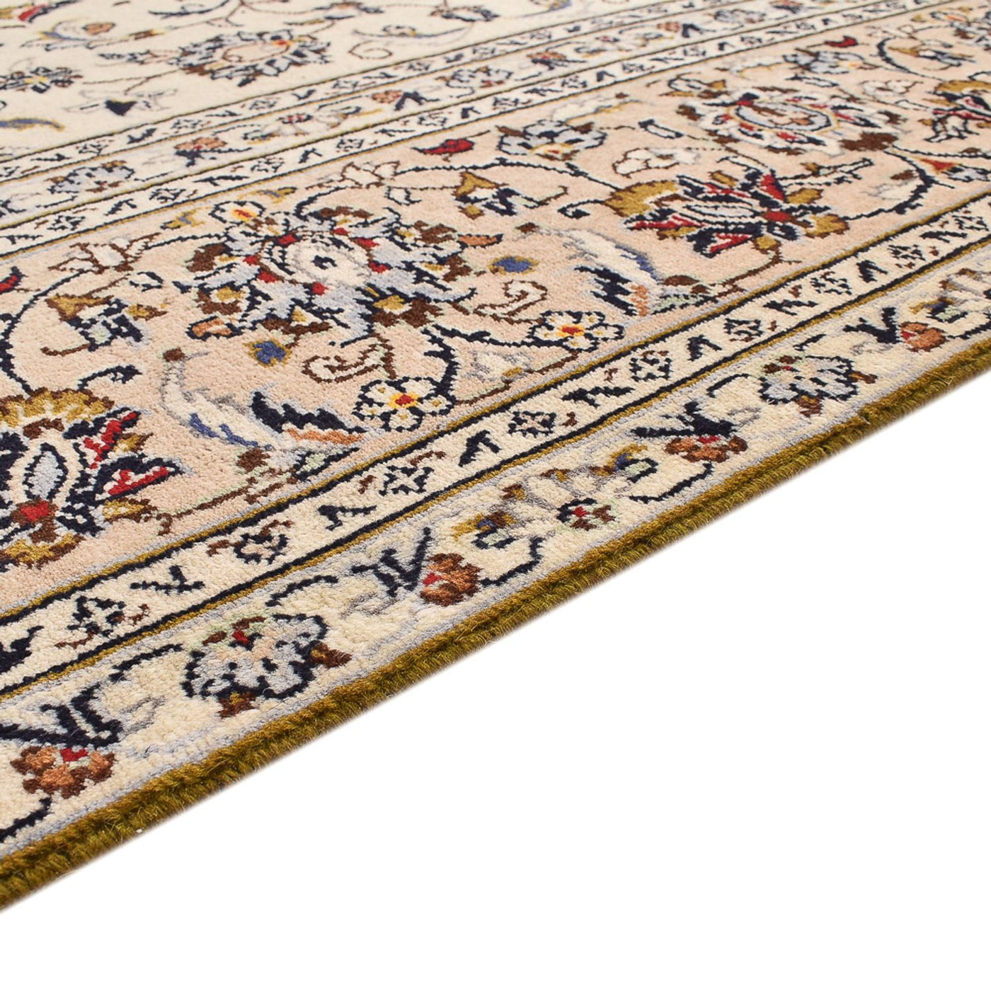 Persiska mattor - Keshan - 310 x 215 cm - ljusbeige