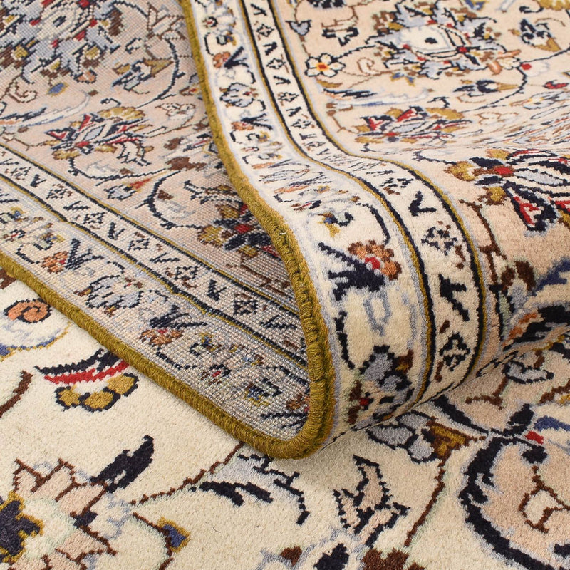 Persiska mattor - Keshan - 310 x 215 cm - ljusbeige