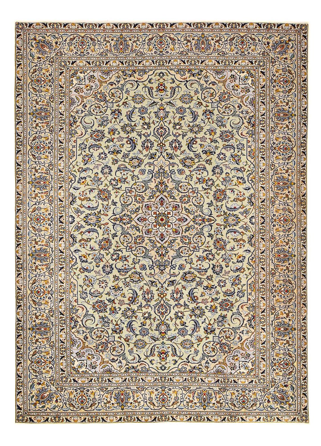 Persiska mattor - Keshan - 350 x 249 cm - mörk beige
