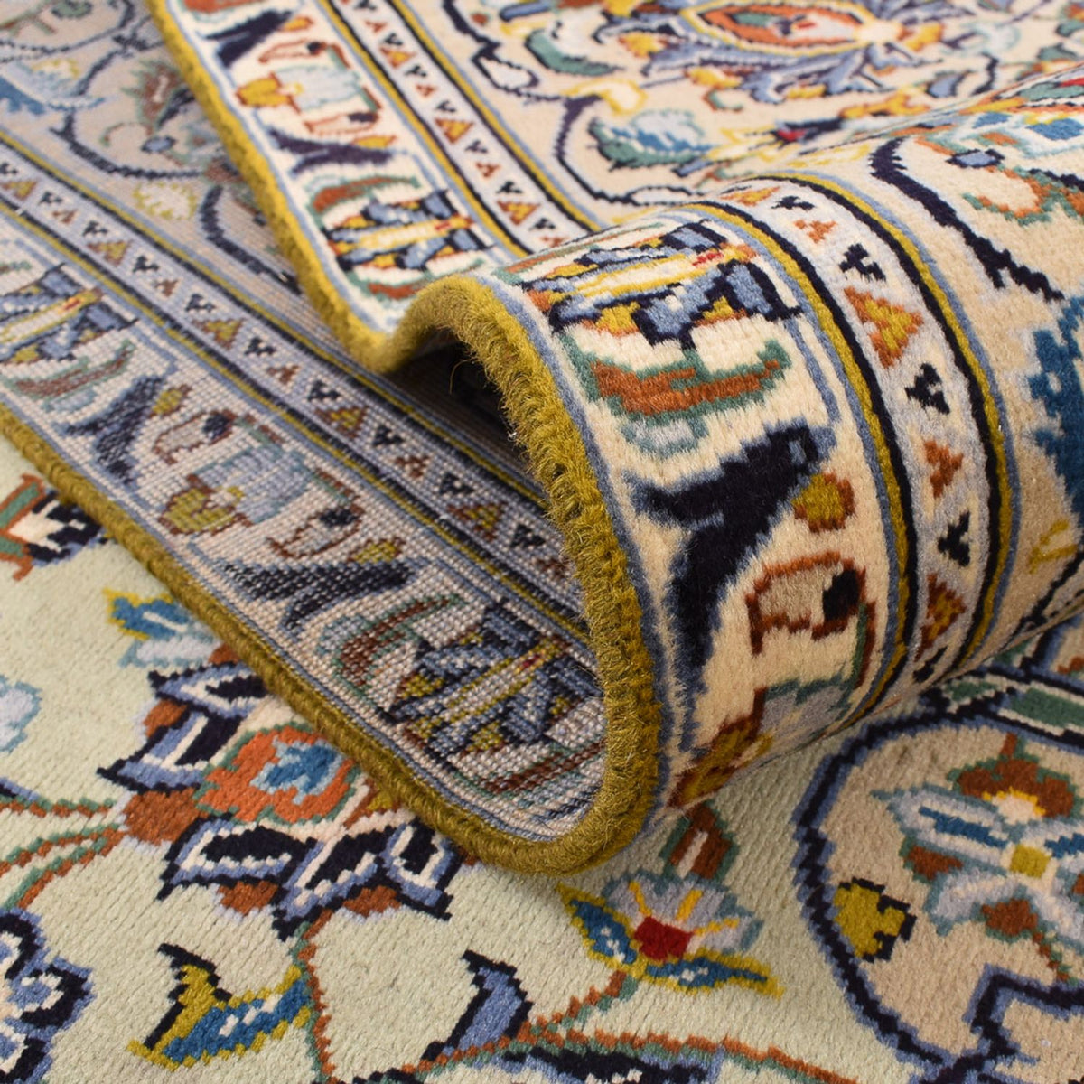 Persiska mattor - Keshan - 350 x 249 cm - mörk beige