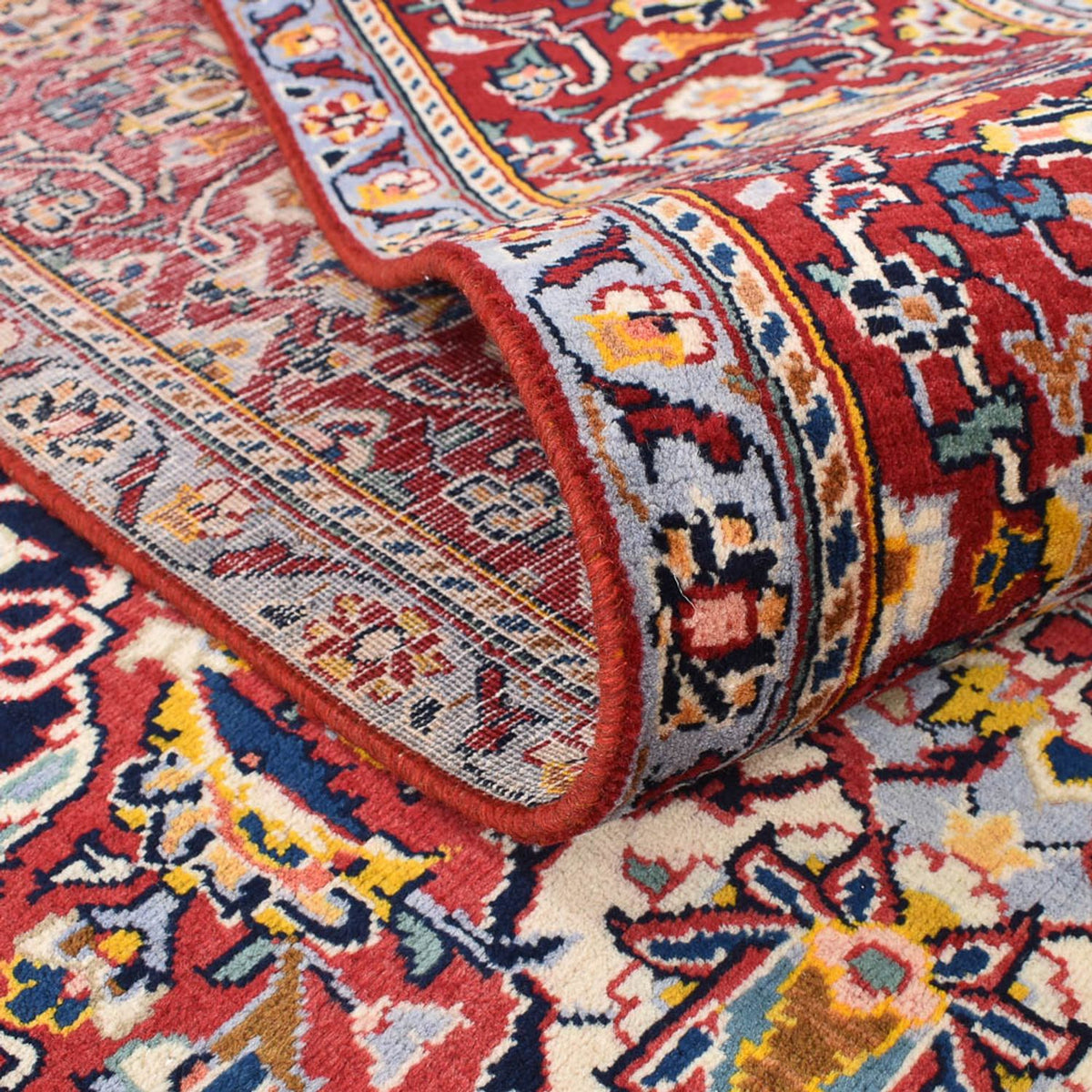 Persiska mattor - Keshan - 330 x 217 cm - mörkblå