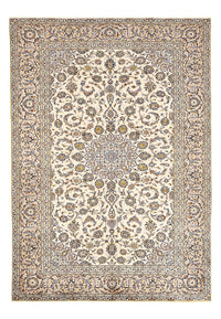 Persiska mattor - Keshan - 290 x 190 cm - ljusbeige