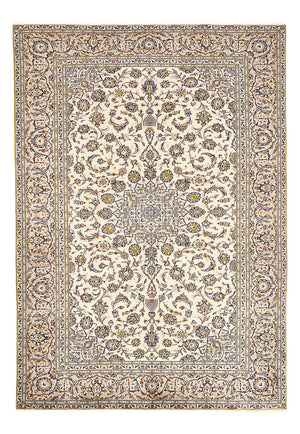 Persiska mattor - Keshan - 290 x 190 cm - ljusbeige