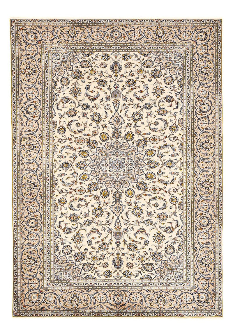 Persiska mattor - Keshan - 290 x 190 cm - ljusbeige