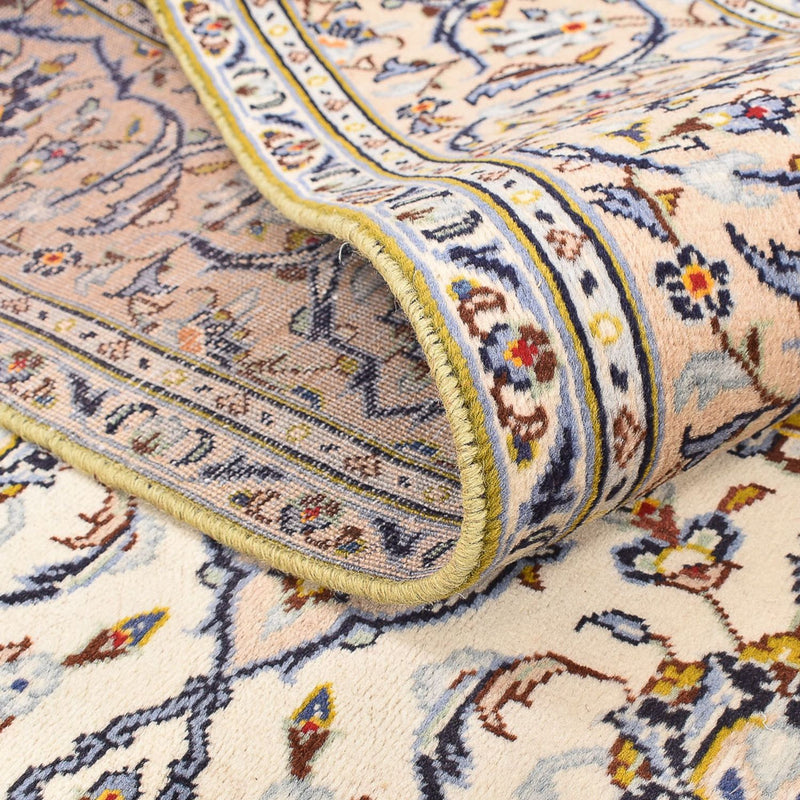 Persiska mattor - Keshan - 290 x 190 cm - ljusbeige