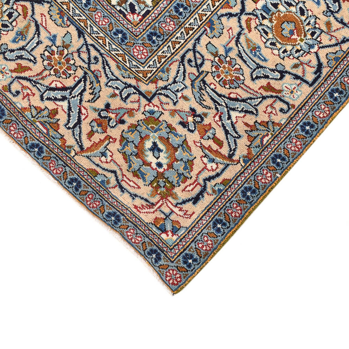 Persiska mattor - Keshan - 288 x 198 cm - ljusbeige