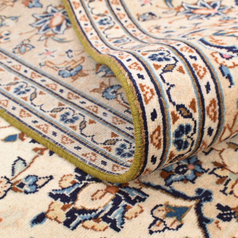 Persiska mattor - Keshan - 293 x 201 cm - ljusbeige