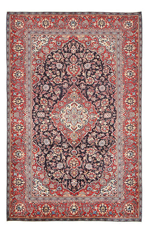 Persiska mattor - Keshan - 305 x 195 cm - ljusröd