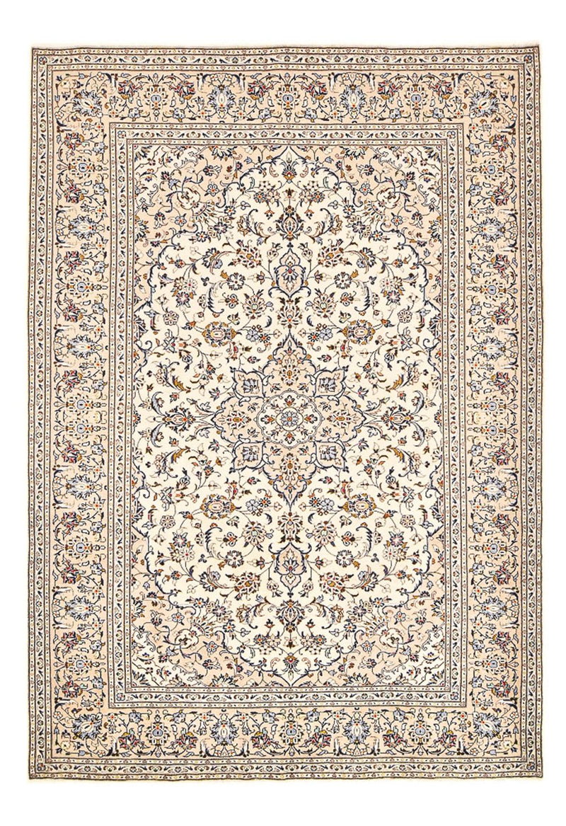 Persiska mattor - Keshan - 310 x 207 cm - ljusbeige