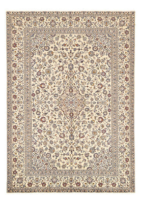Persiska mattor - Keshan - 295 x 196 cm - ljusbeige