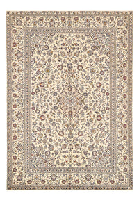 Persiska mattor - Keshan - 295 x 196 cm - ljusbeige