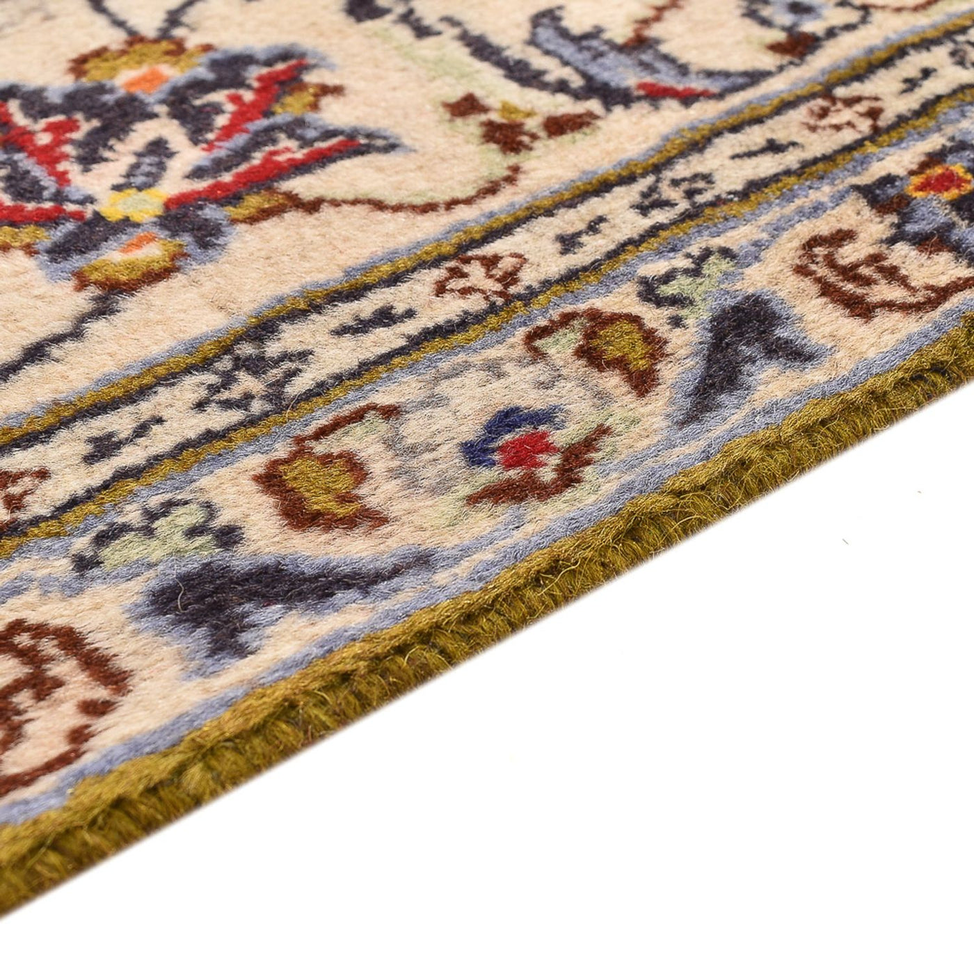 Persiska mattor - Keshan - 295 x 196 cm - ljusbeige