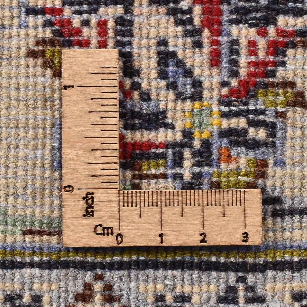 Persiska mattor - Keshan - 295 x 196 cm - ljusbeige