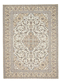 Persiska mattor - Keshan - 400 x 288 cm - ljusbeige