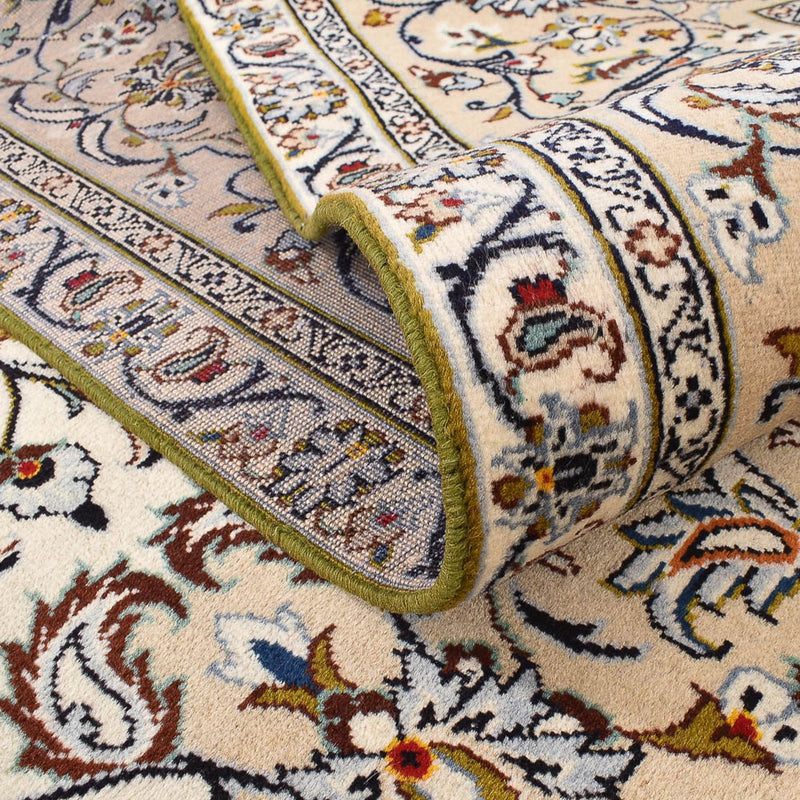 Persiska mattor - Keshan - 400 x 288 cm - ljusbeige