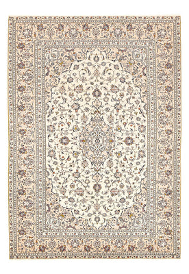 Persiska mattor - Keshan - 308 x 208 cm - ljusbeige