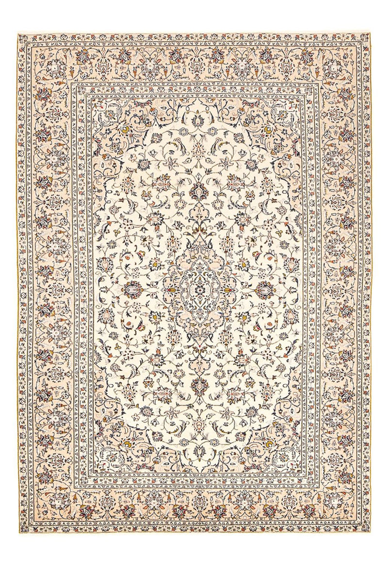 Persiska mattor - Keshan - 308 x 208 cm - ljusbeige