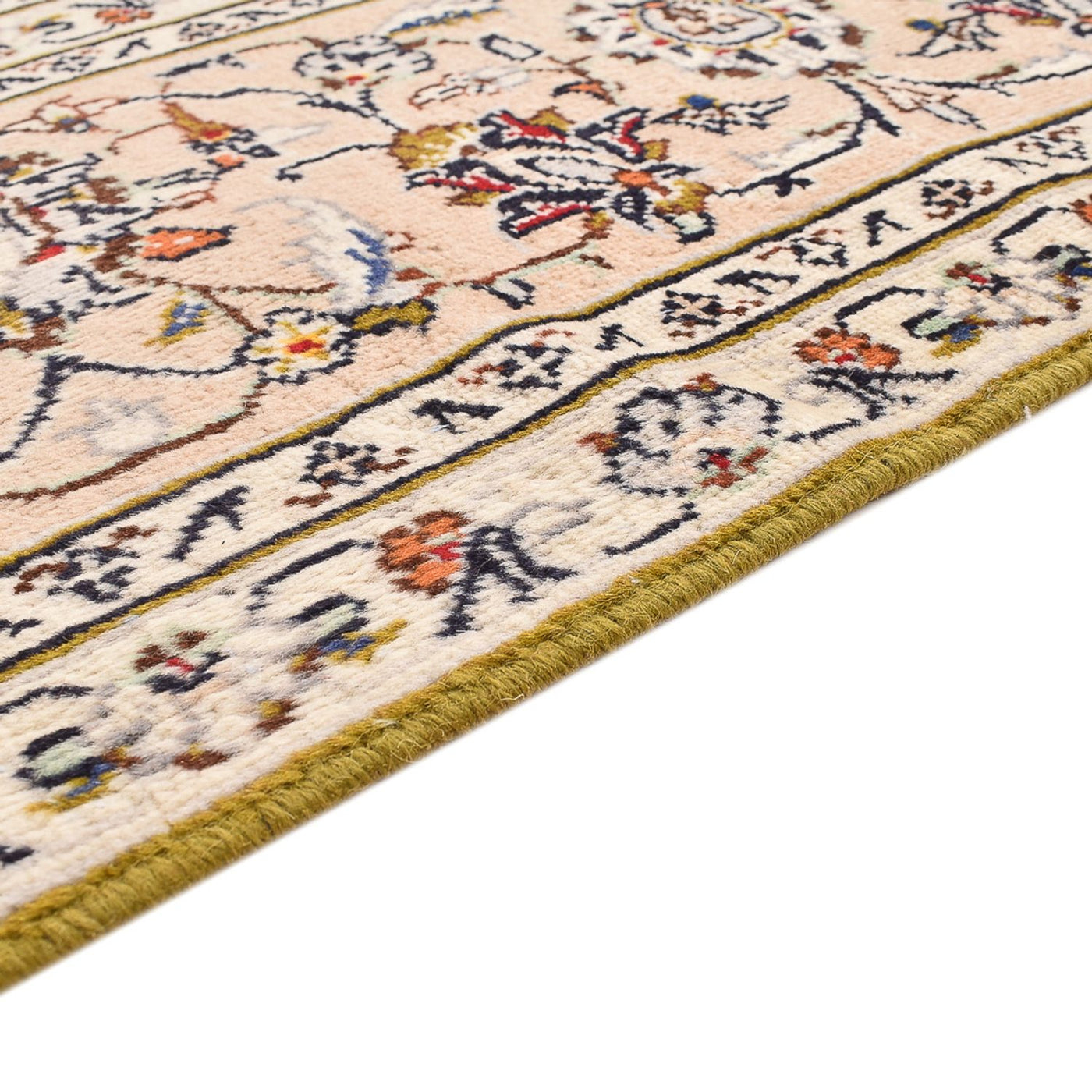 Persiska mattor - Keshan - 308 x 208 cm - ljusbeige