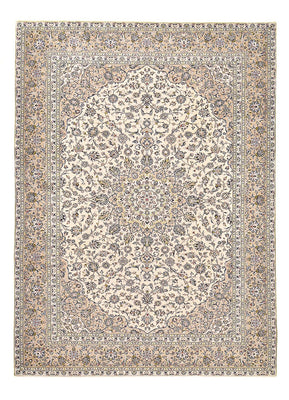 Persiska mattor - Keshan - 403 x 282 cm - ljusbeige