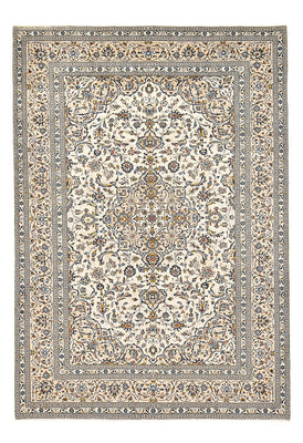 Persiska mattor - Keshan - 360 x 246 cm - ljusbeige