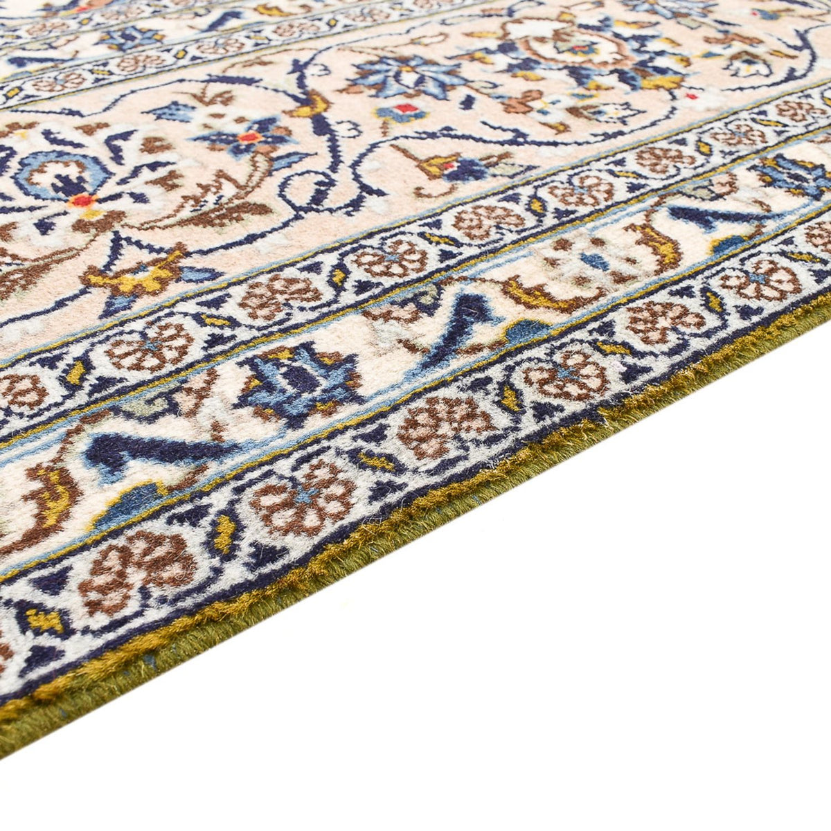 Persiska mattor - Keshan - 360 x 246 cm - ljusbeige