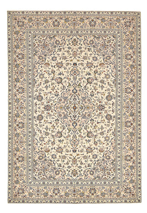 Persiska mattor - Keshan - 352 x 242 cm - ljusbeige