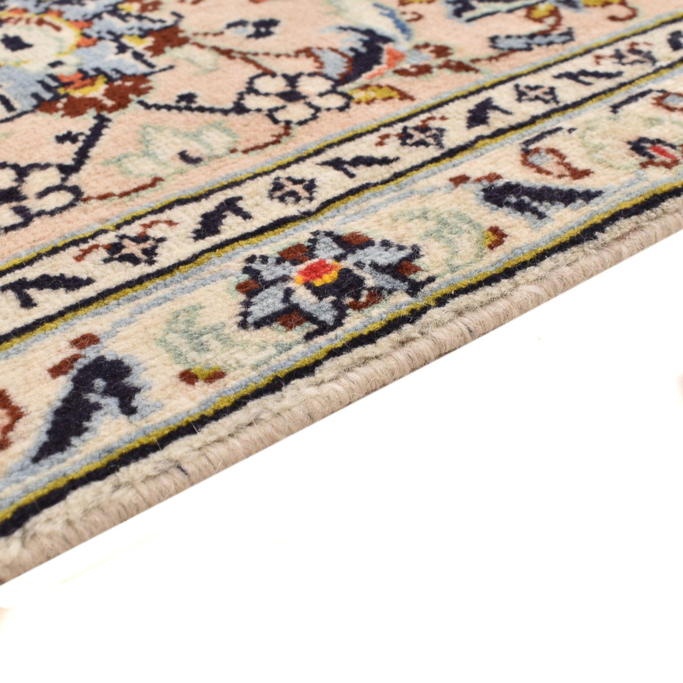 Persiska mattor - Keshan - 352 x 242 cm - ljusbeige