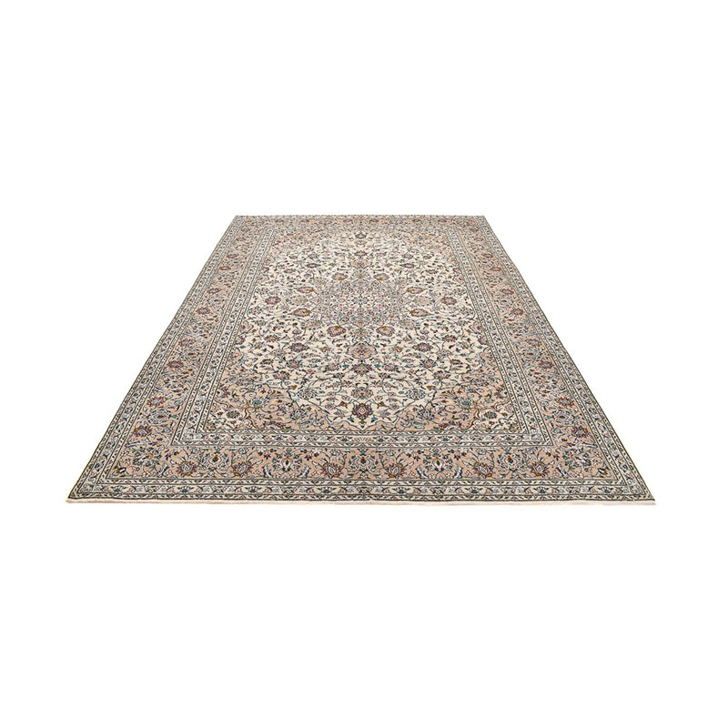 Persiska mattor - Keshan - 340 x 245 cm - ljusbeige