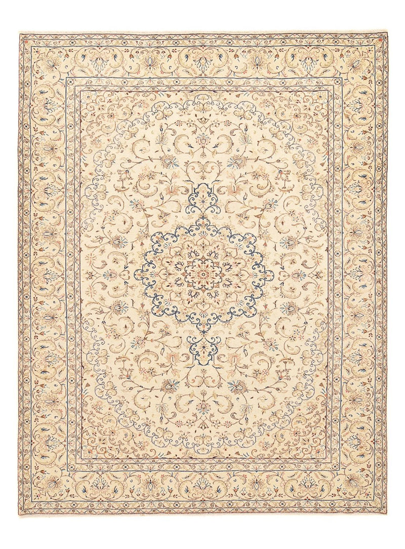 Persiska mattor - Keshan - 335 x 250 cm - ljusbeige