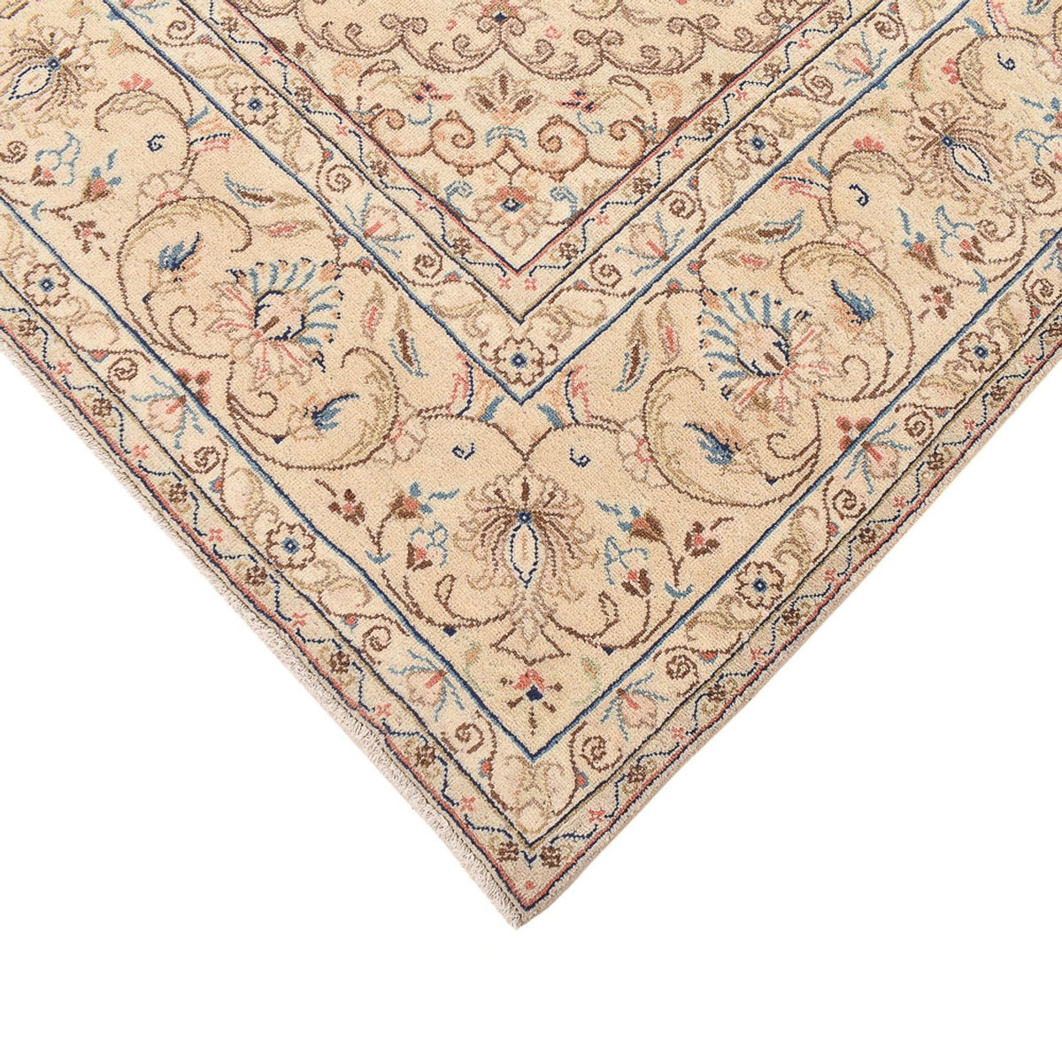 Persiska mattor - Keshan - 335 x 250 cm - ljusbeige