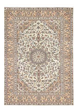 Persiska mattor - Keshan - 333 x 235 cm - ljusbeige