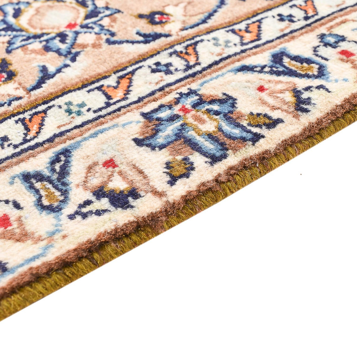 Persiska mattor - Keshan - 333 x 235 cm - ljusbeige
