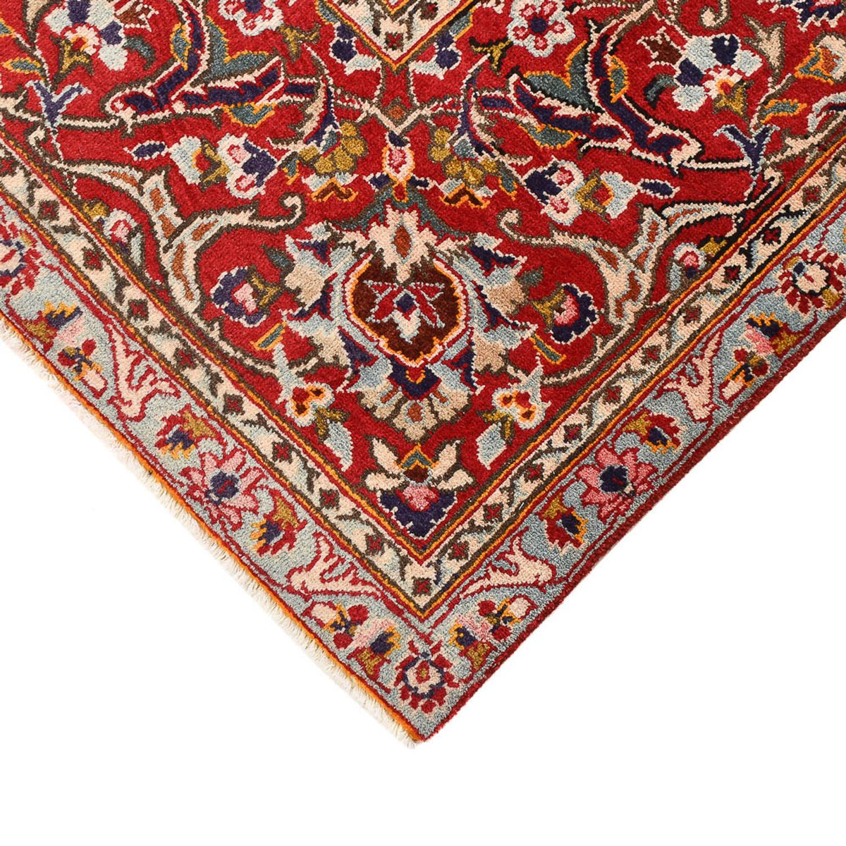 Persiska mattor - Keshan - 374 x 265 cm - mörkblå