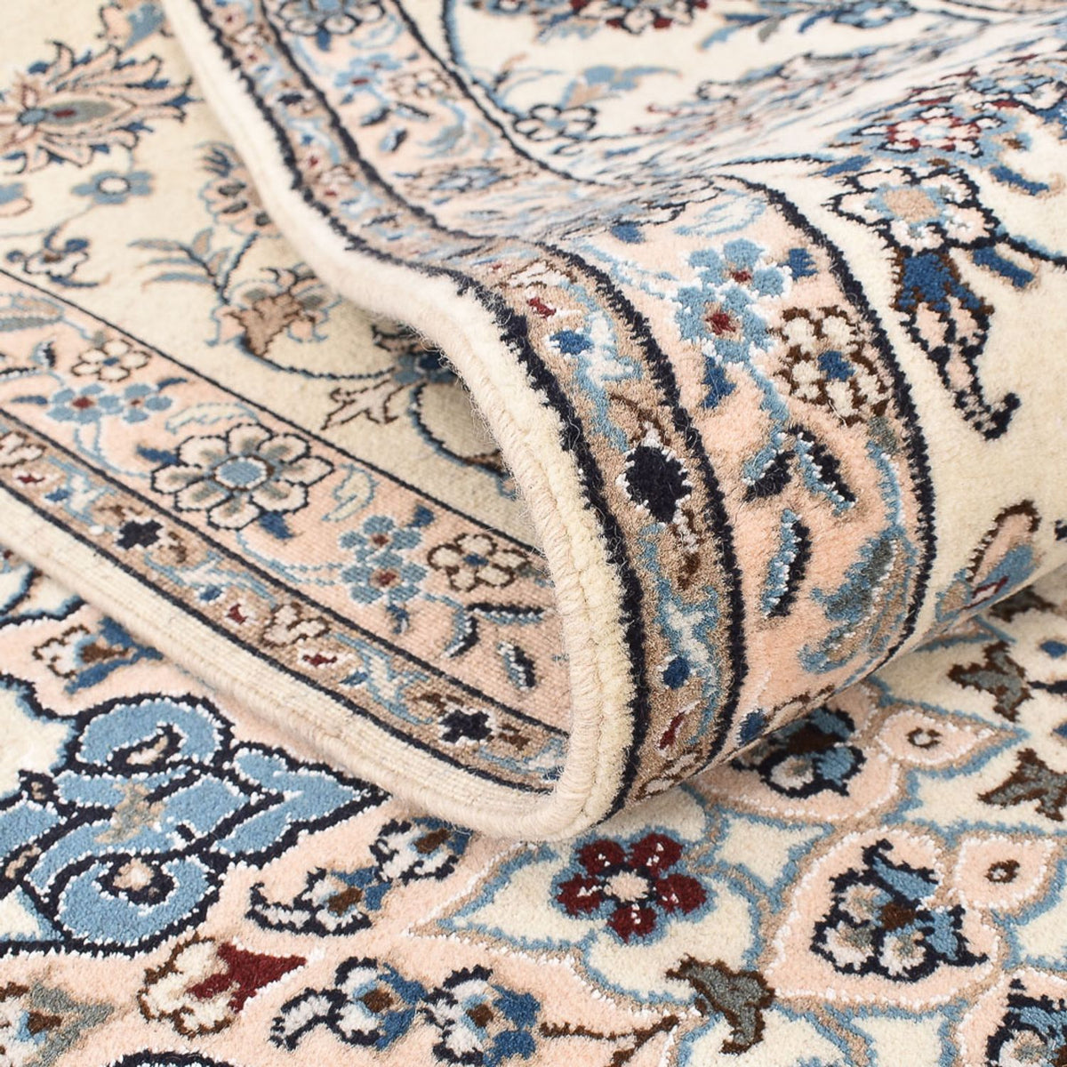 Persisk matta - Nain - 342 x 243 cm - ljusbeige