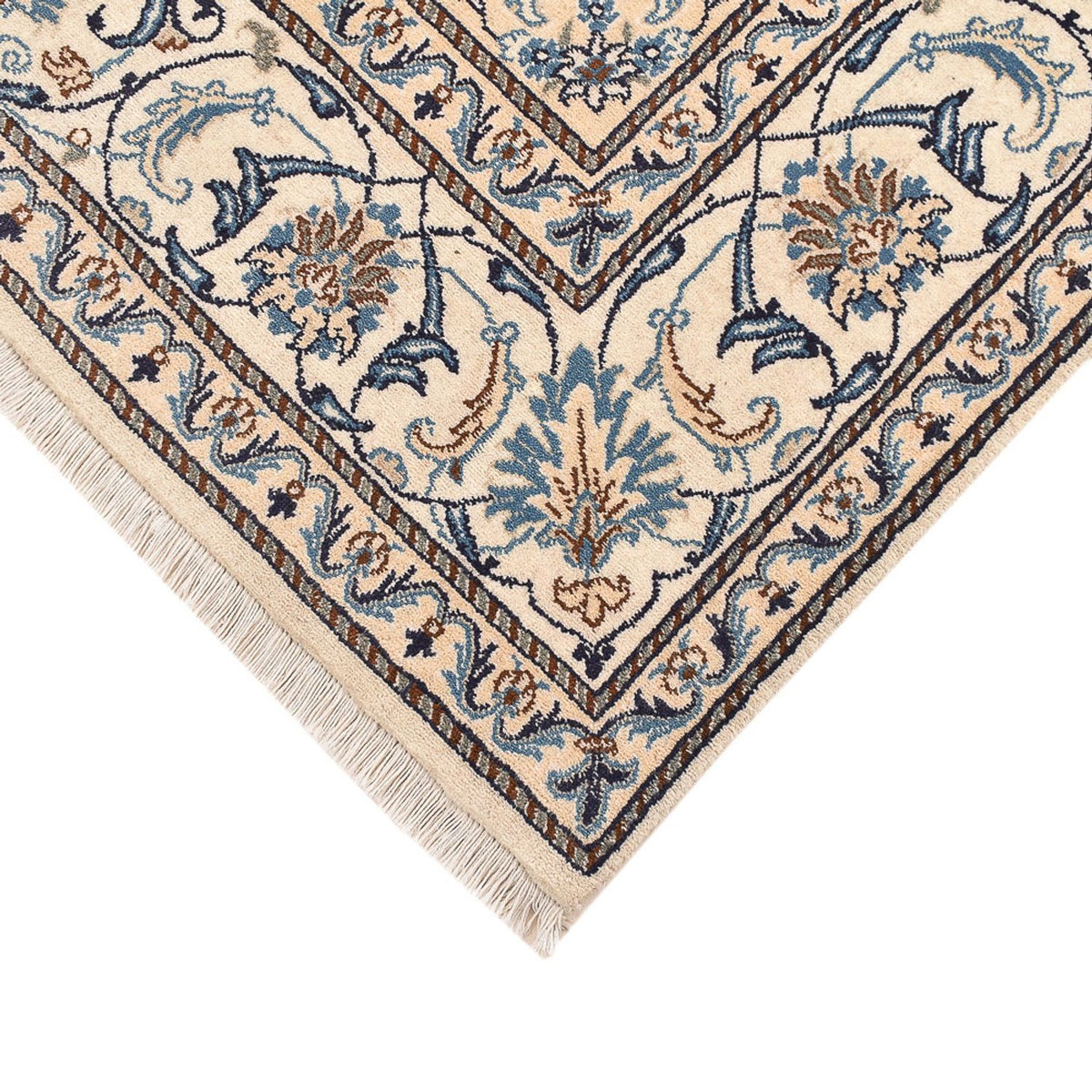 Persisk matta - Nain kvadrat  - 208 x 200 cm - mörkblå