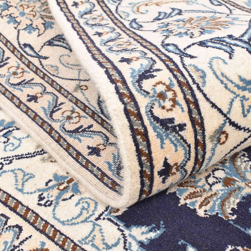 Persisk matta - Nain kvadrat  - 208 x 200 cm - mörkblå