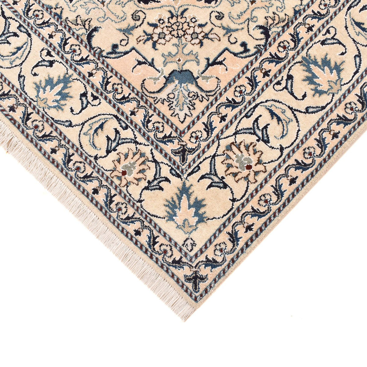 Persisk matta - Nain - 200 x 149 cm - mörkblå