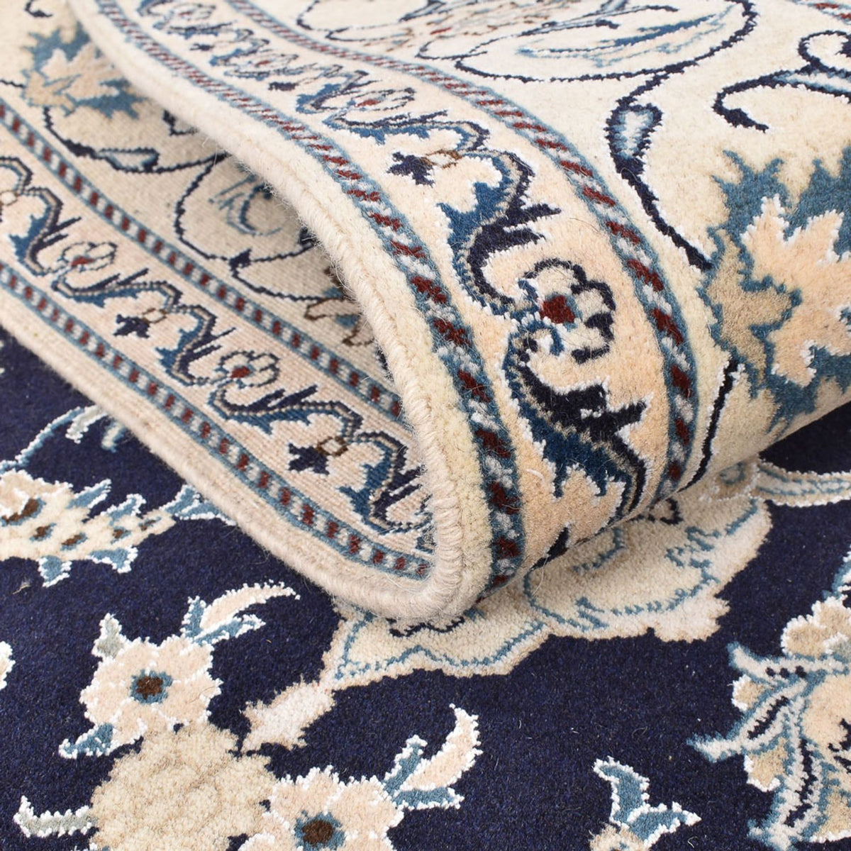 Persisk matta - Nain - 200 x 149 cm - mörkblå