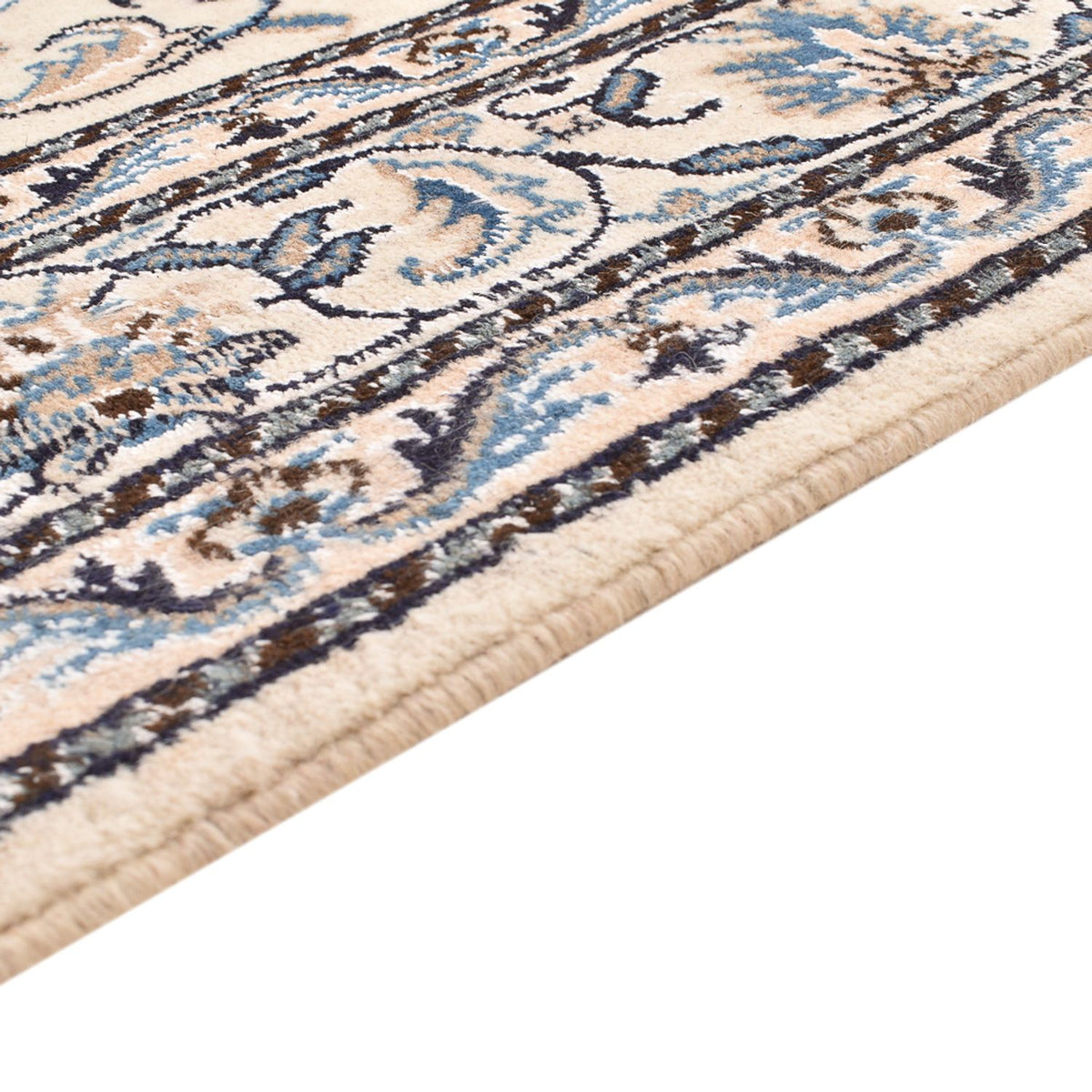 Persisk matta - Nain - 198 x 147 cm - ljusbeige