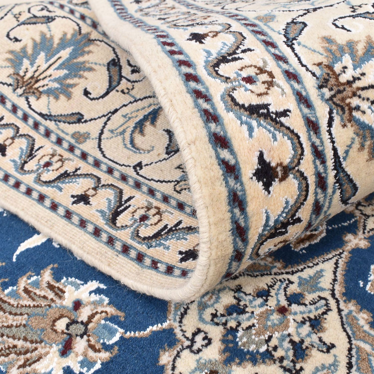 Persisk matta - Nain - 202 x 155 cm - mörkblå