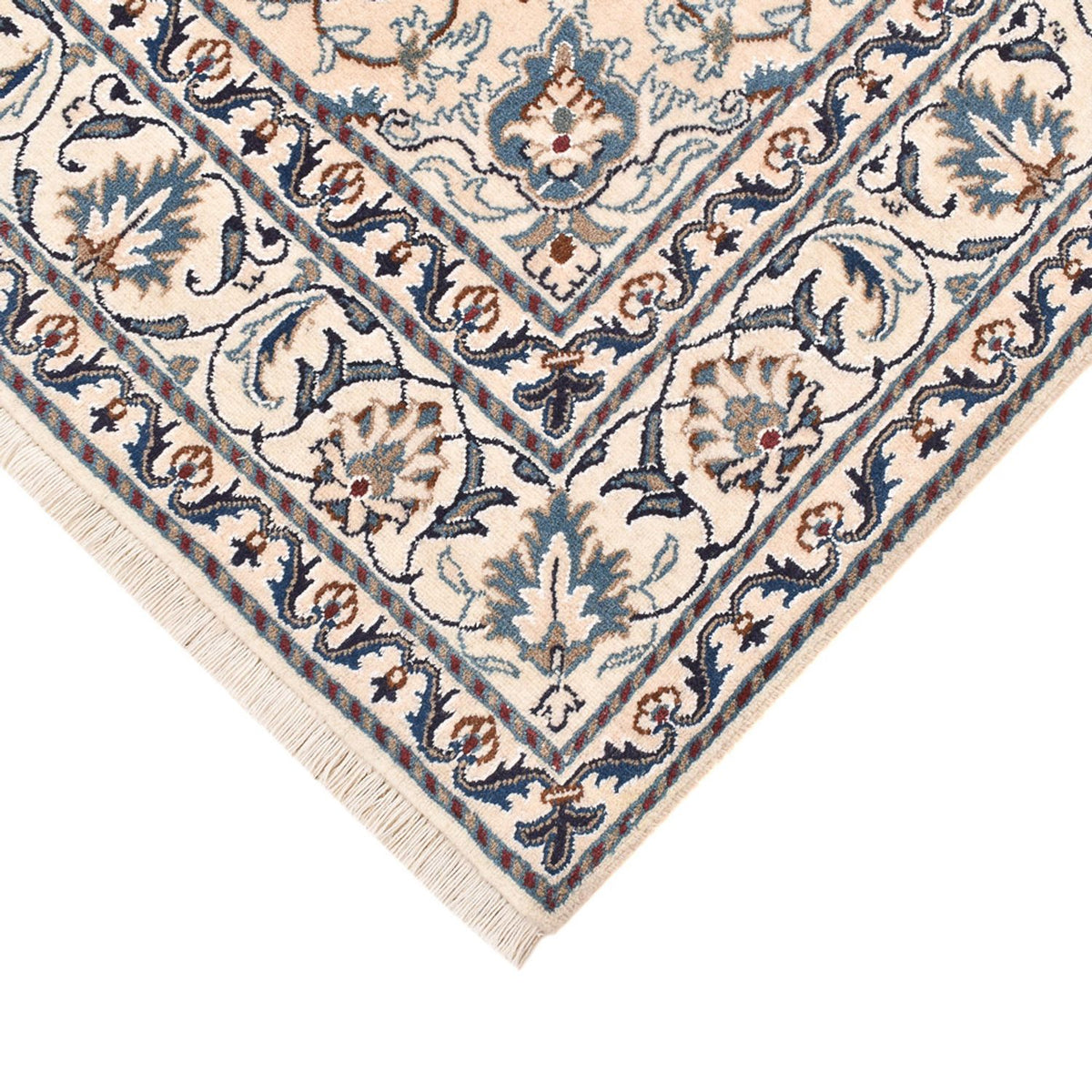 Persisk matta - Nain - 197 x 147 cm - ljusbeige