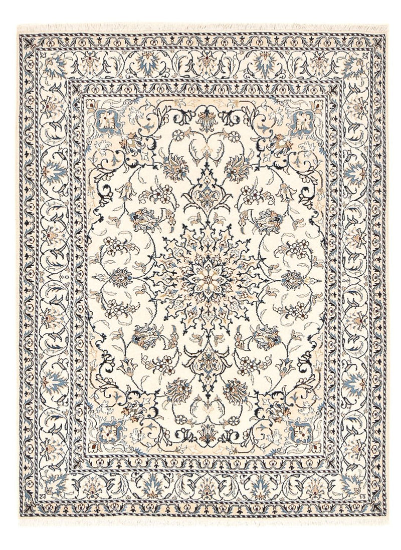 Persisk matta - Nain - 209 x 146 cm - ljusbeige