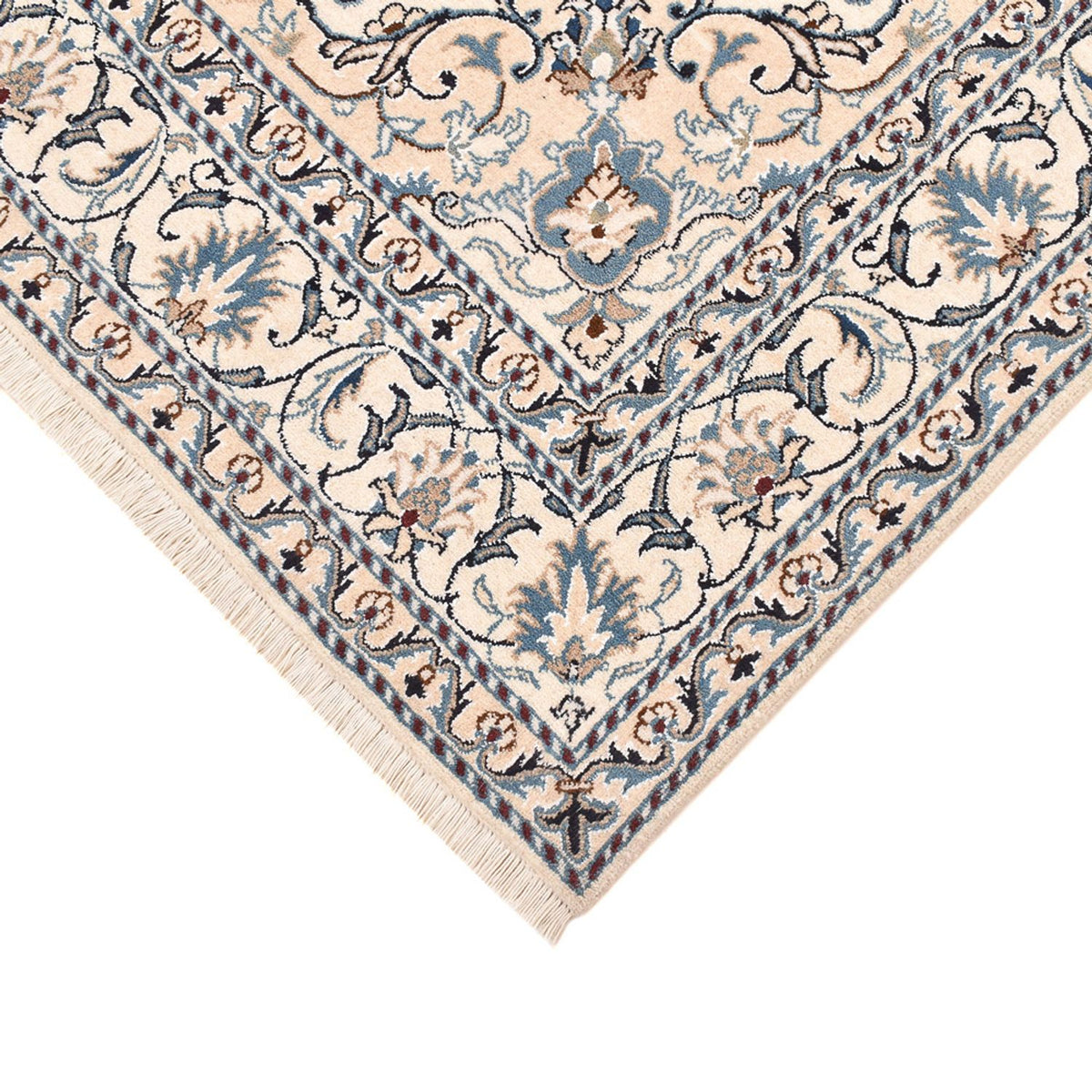 Persisk matta - Nain - 209 x 146 cm - ljusbeige