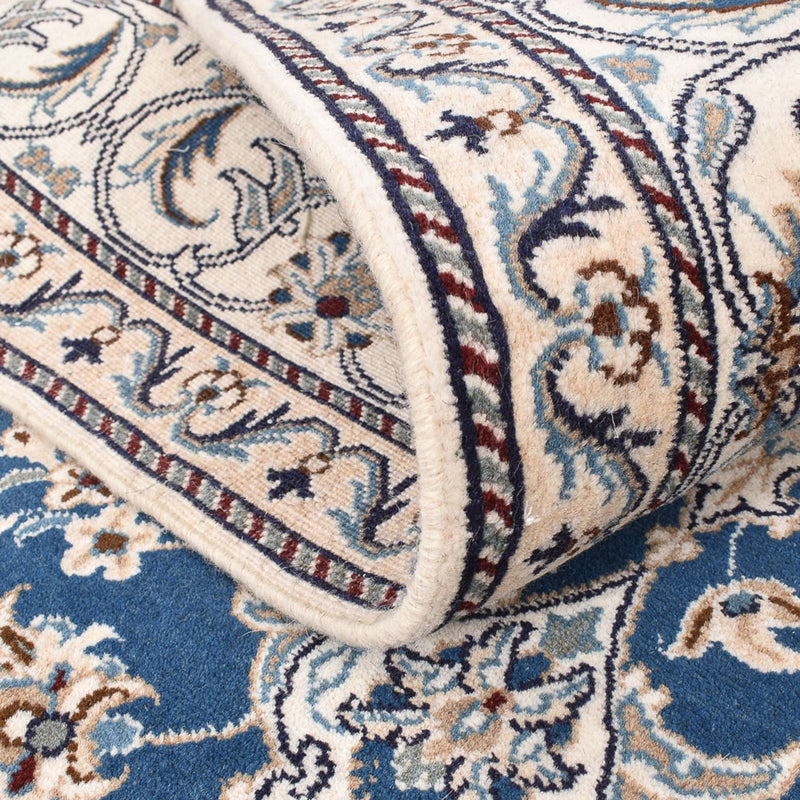 Persisk matta - Nain - 200 x 146 cm - ljusblå